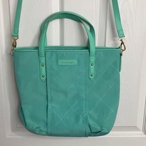 Vera Bradley Mint Preppy Polly Satchel